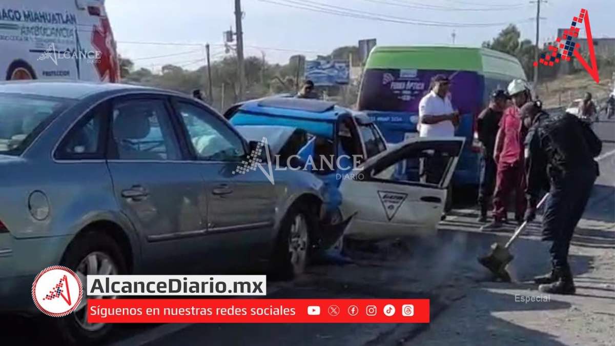 Taxista muere en accidente en la Tehuacán-Orizaba