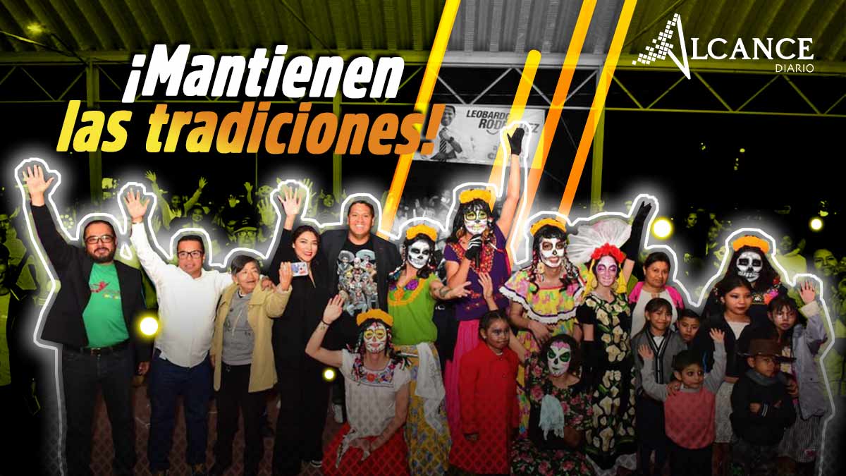 Con obra de teatro, festeja Leobardo Rodríguez Día de Muertos