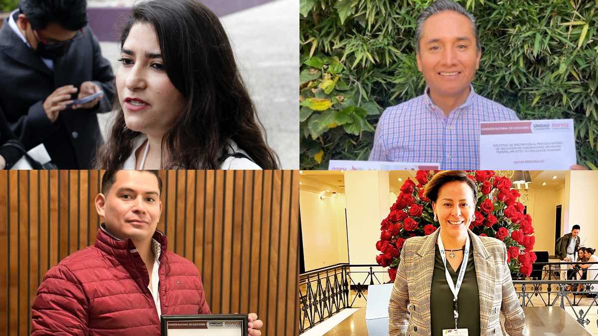Estos políticos ya alzaron la mano para una diputación federal por Morena en 2024