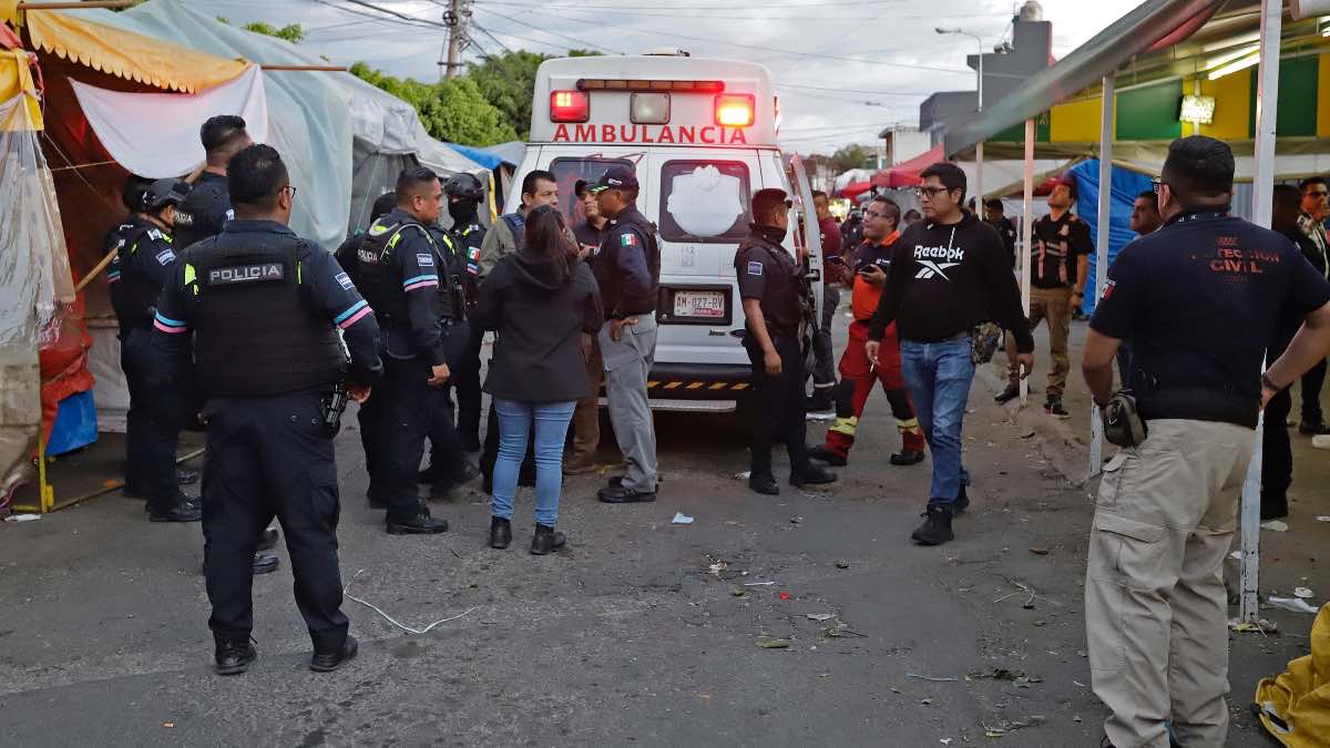 FGE ya busca a los responsables de balacera en el Mercado Morelos
