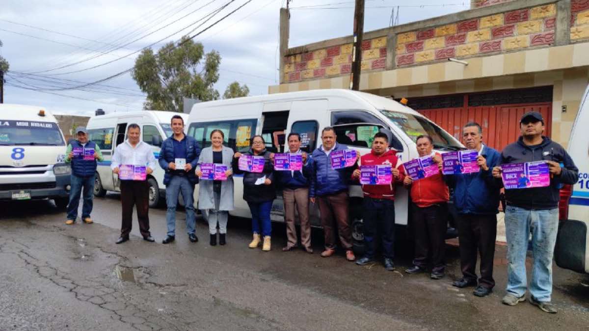 Inician campaña en San Pedro Cholula para erradicar acoso en el transporte público