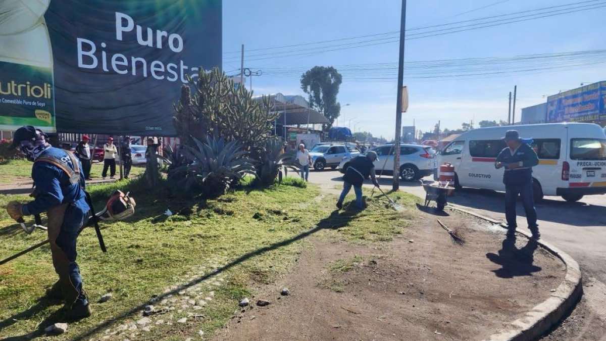 Mejoran imagen urbana de la Central de Abasto