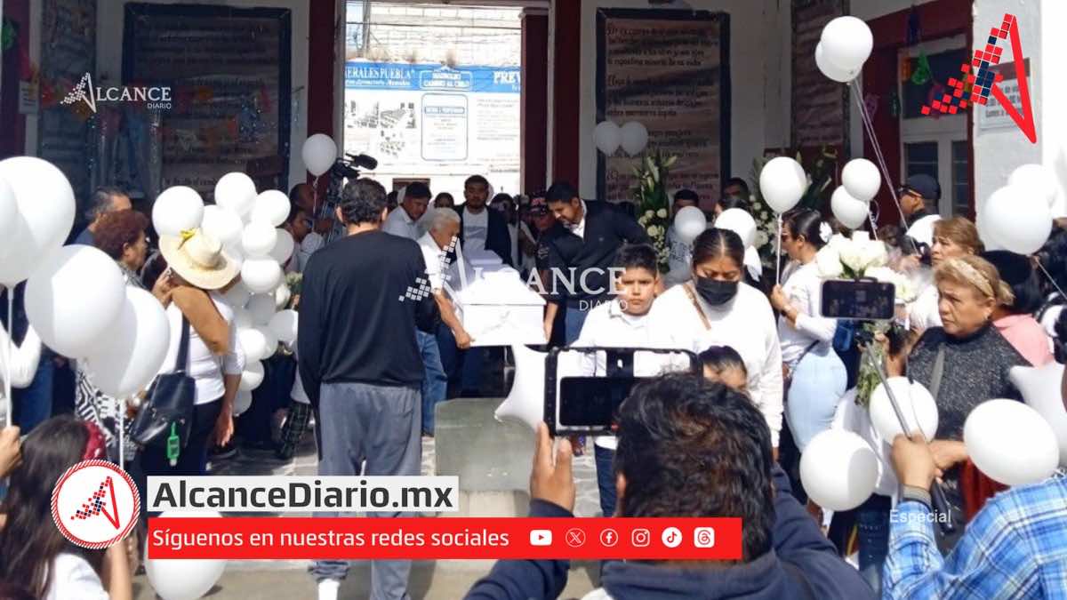 Despiden a menor atropellado en Atlixco; su madre sigue grave