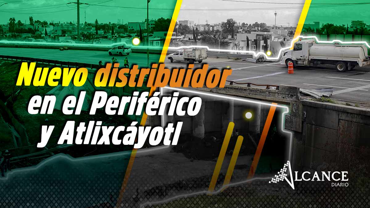 Anuncian nuevo distribuidor vial en el Periférico Ecológico y Atlixcáyotl