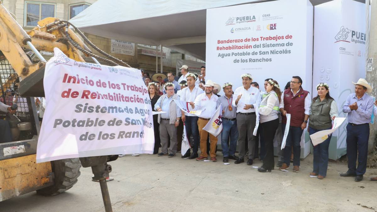 Rehabilitan sistema de agua potable en San Pedro Yancuitlalpan