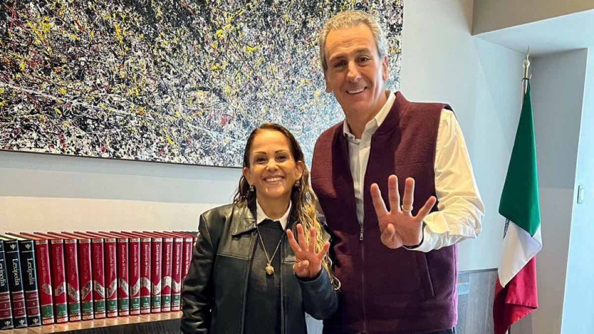 Se reune Pepe Chedraui con la dirigente de Morena en Puebla