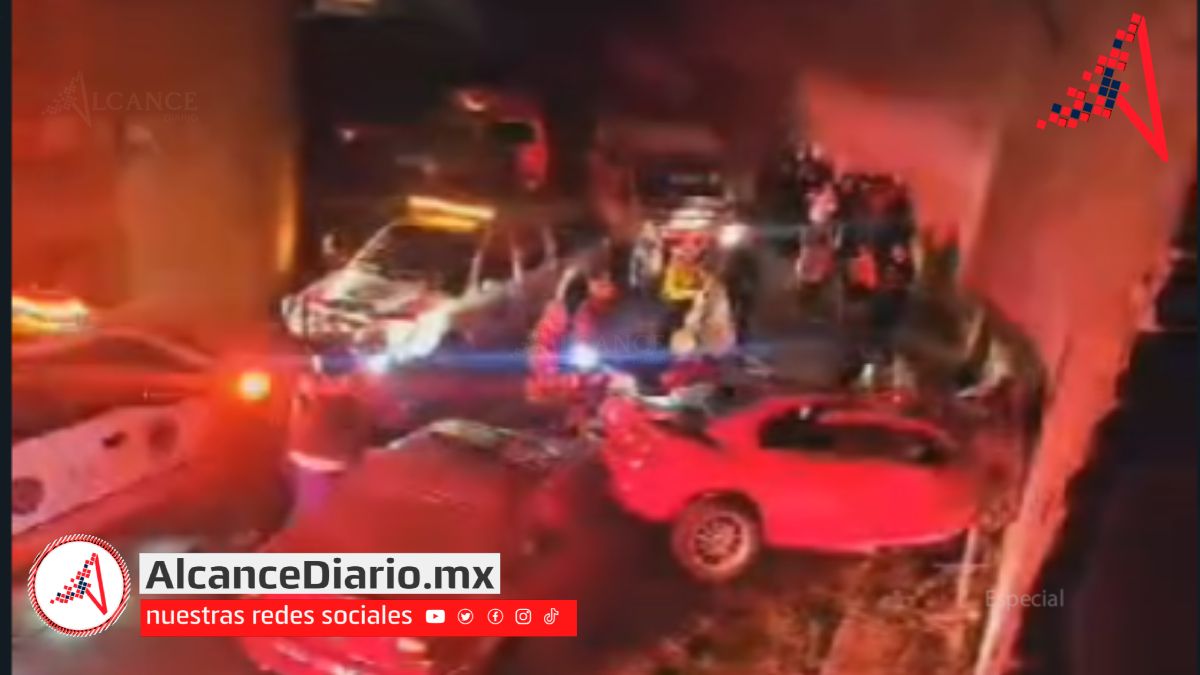 Carambola deja dos personas prensadas en Amozoc