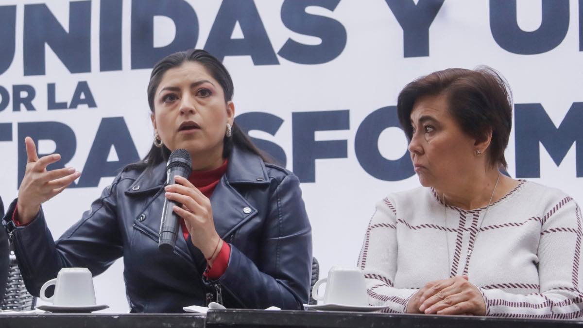 Claudia Rivera pide que candidatura de Morena a alcaldía de Puebla sea para una mujer