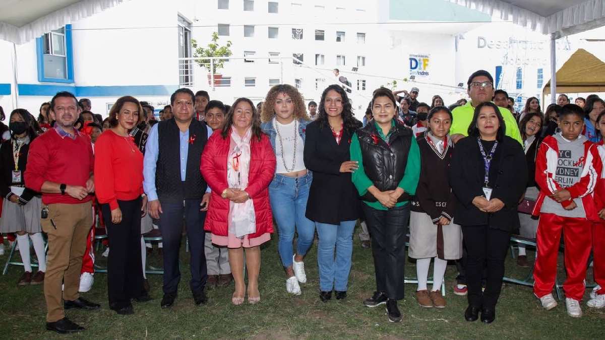 Encabeza Lupita Cuautle jornada de salud contra el VIH en San Andrés Cholula