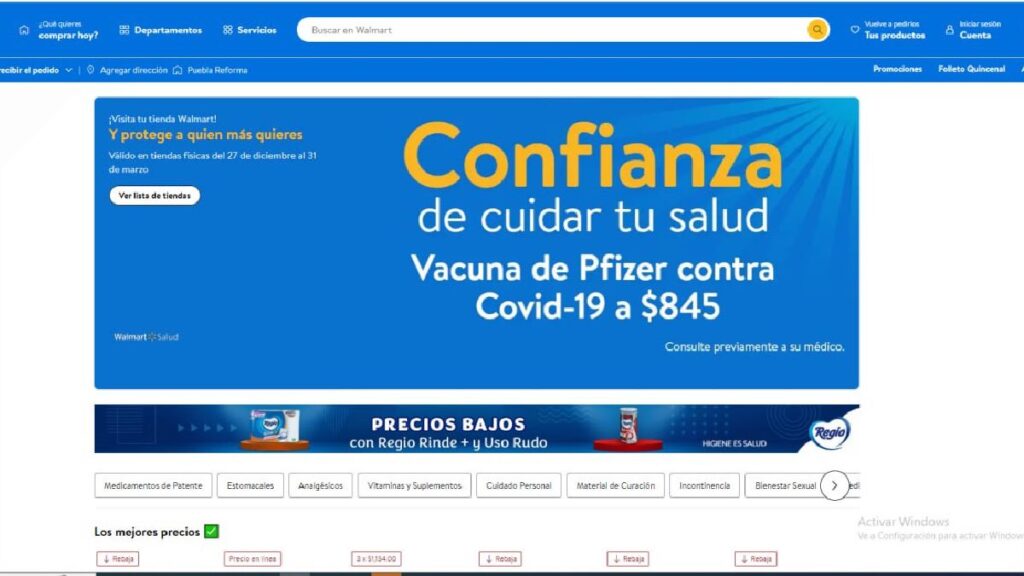 Vacuna Covid Walmart