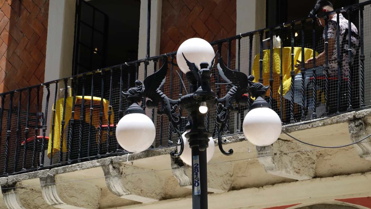 Repararán alumbrado público en Centro Histórico, tras denuncias