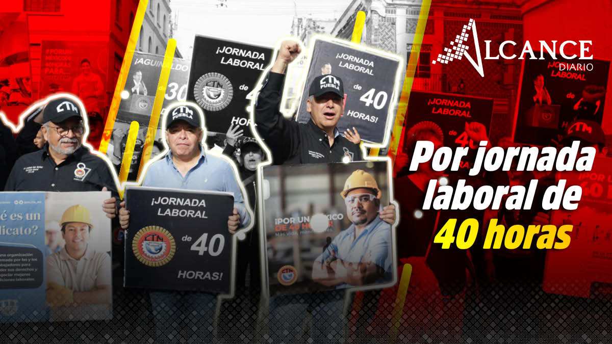 Marcha la CTM en Puebla por reducción del ISR y jornada de 40 horas