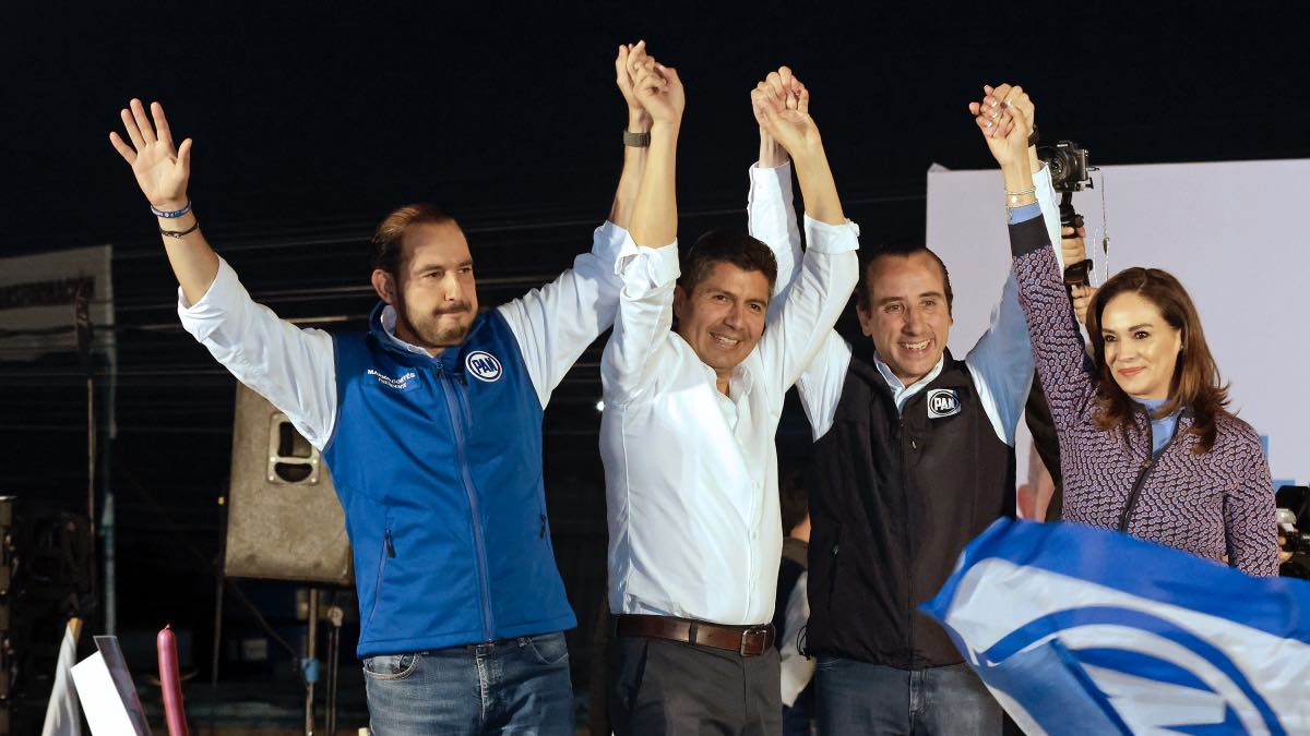 Considera Marko Cortés positiva la precampaña en Puebla con Lalo Rivera
