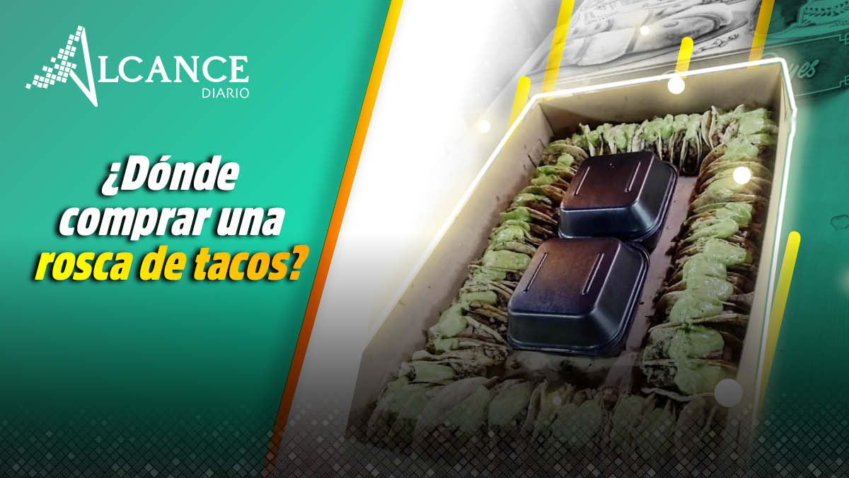 De asada o pastor, aquí puedes comprar tu rosca de Reyes de tacos