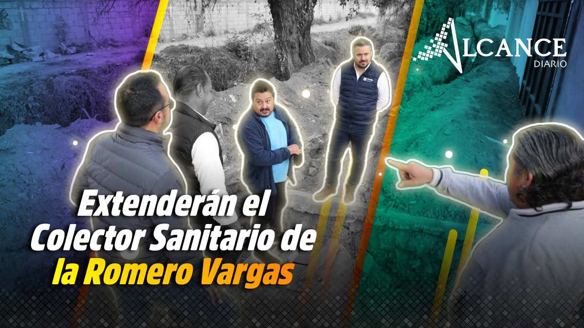 Extenderán el Colector Sanitario de la Romero Vargas