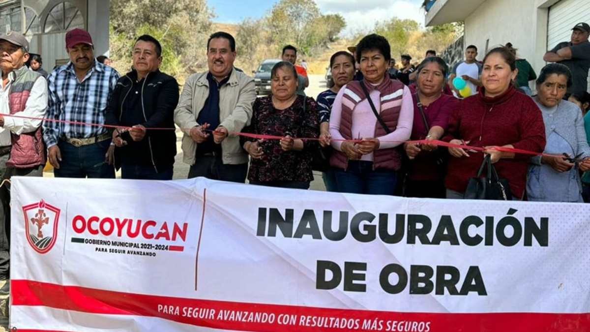 Inauguran nueva calle en San Bernardino Chalchihuapan