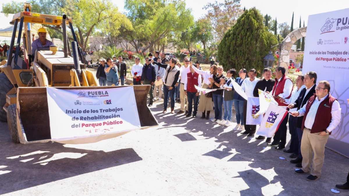 En Tehuacán arrancan la rehabilitación del parque El Riego
