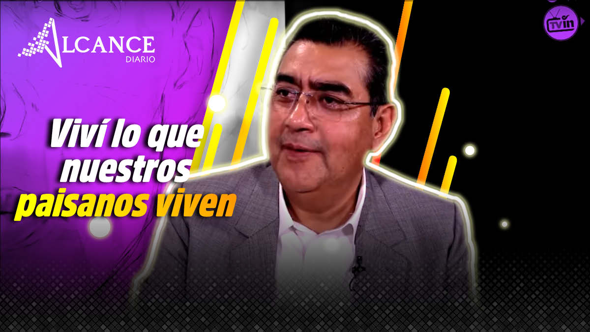 Recuerda el gobernador Sergio Salomón cuando cruzó el Río Bravo