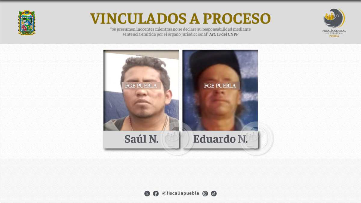 Vinculan a proceso a dos abusadores sexuales en Puebla
