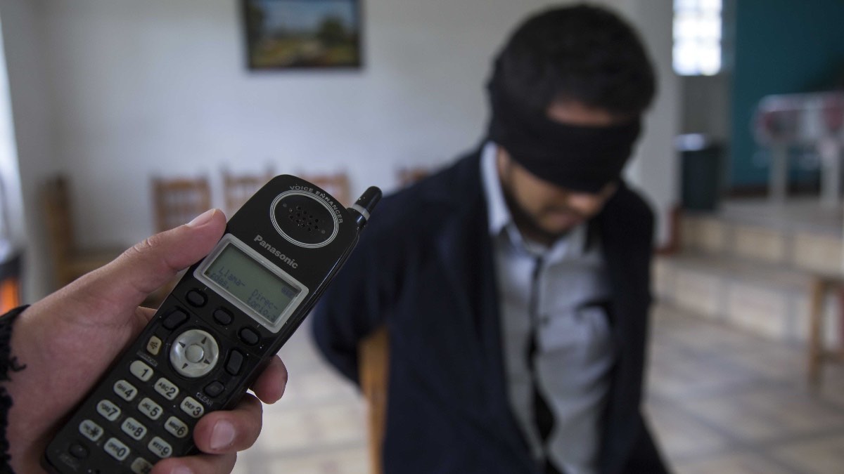 Rescatan a 4 hermanitos, víctimas de secuestro virtual en Amozoc