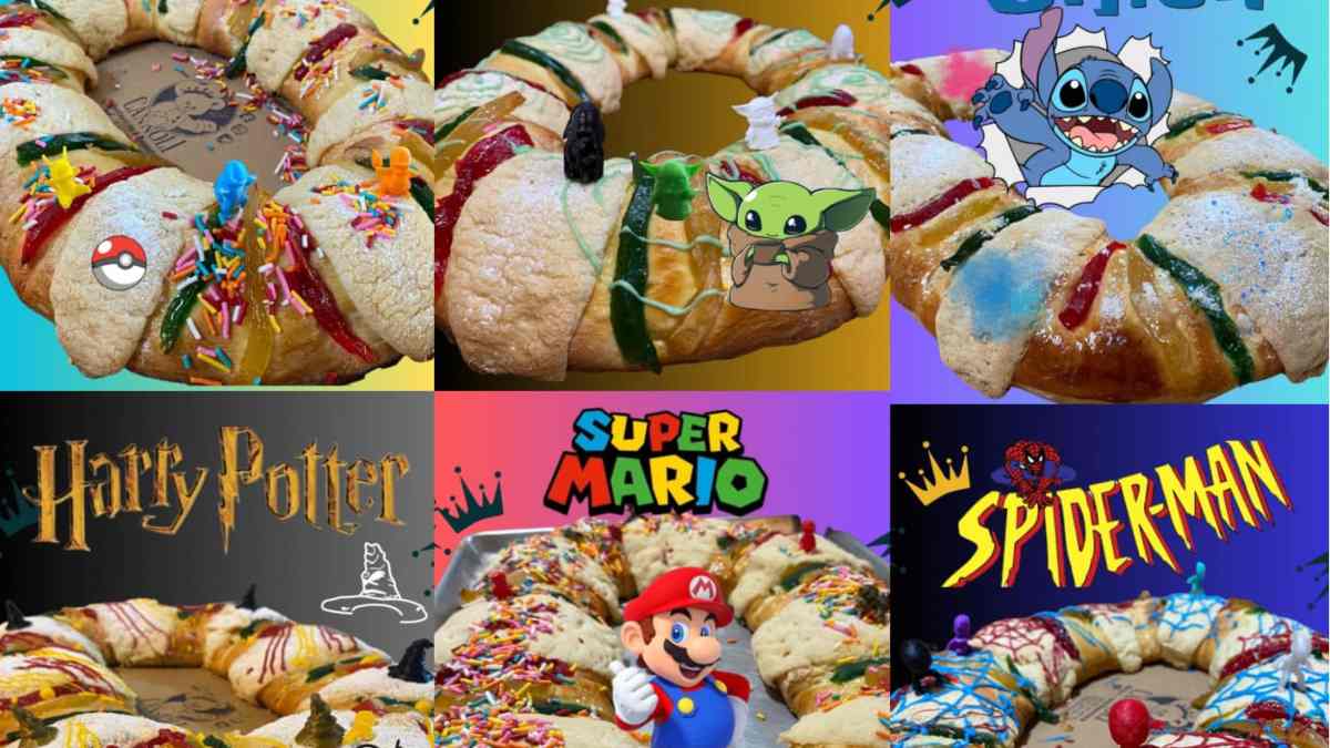 ¿Dónde conseguir las roscas de reyes temáticas con tus personajes