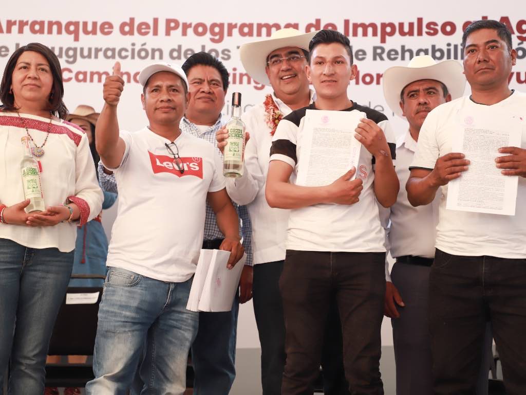 Entregan acciones de Impulso al Agave Mezcalero en Tehuitzingo