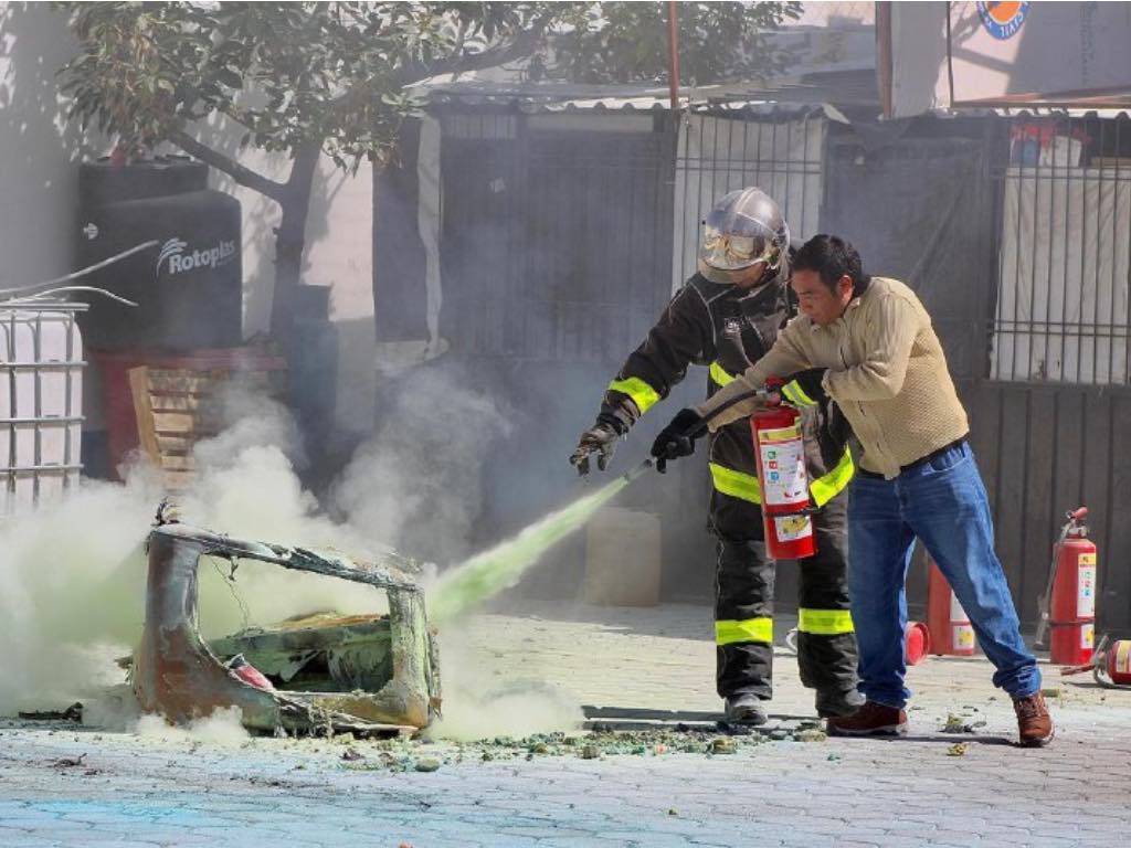 Aprende a usar correctamente tu extintor con esta guía de Protección Civil de San Andrés Cholula