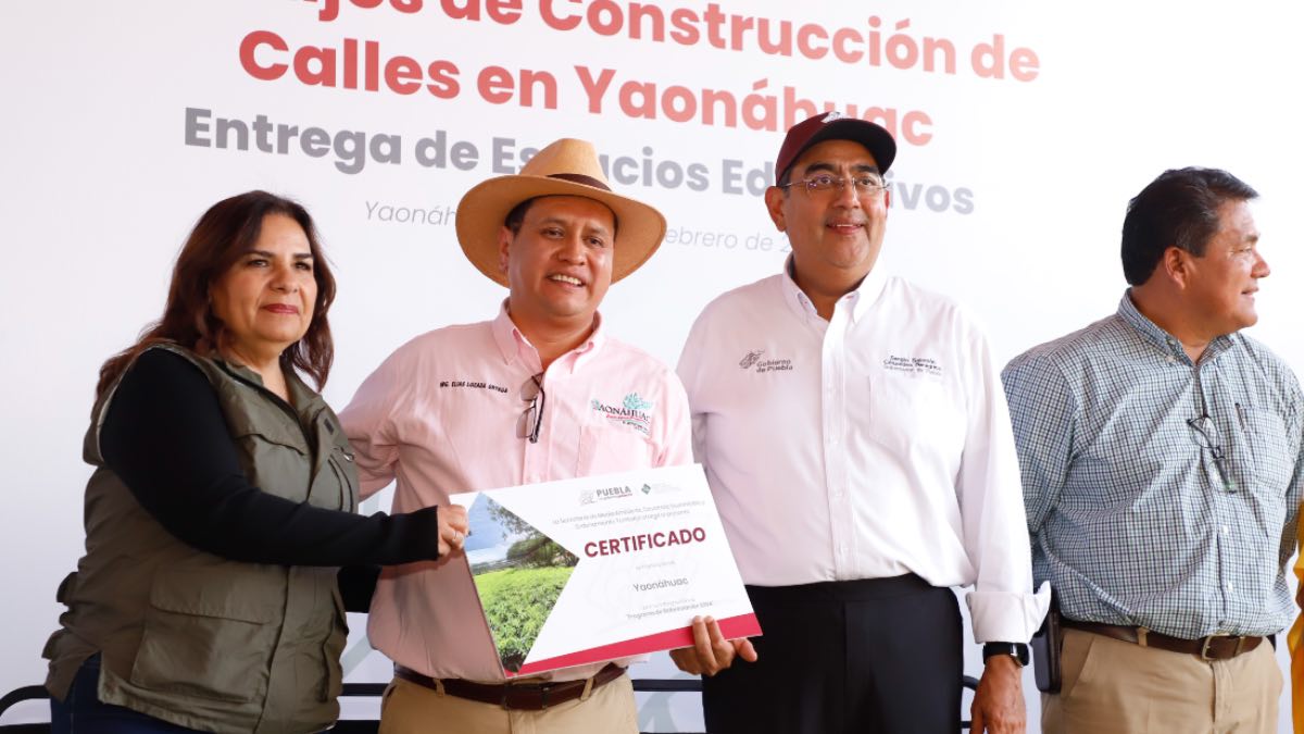 Con entrega de obras en Yaonáhuac, termina gobernador gira por la Sierra Nororiental