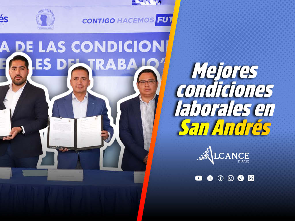 Firma Ayuntamiento de San Andrés Cholula acuerdo laboral con Sindicato municipal
