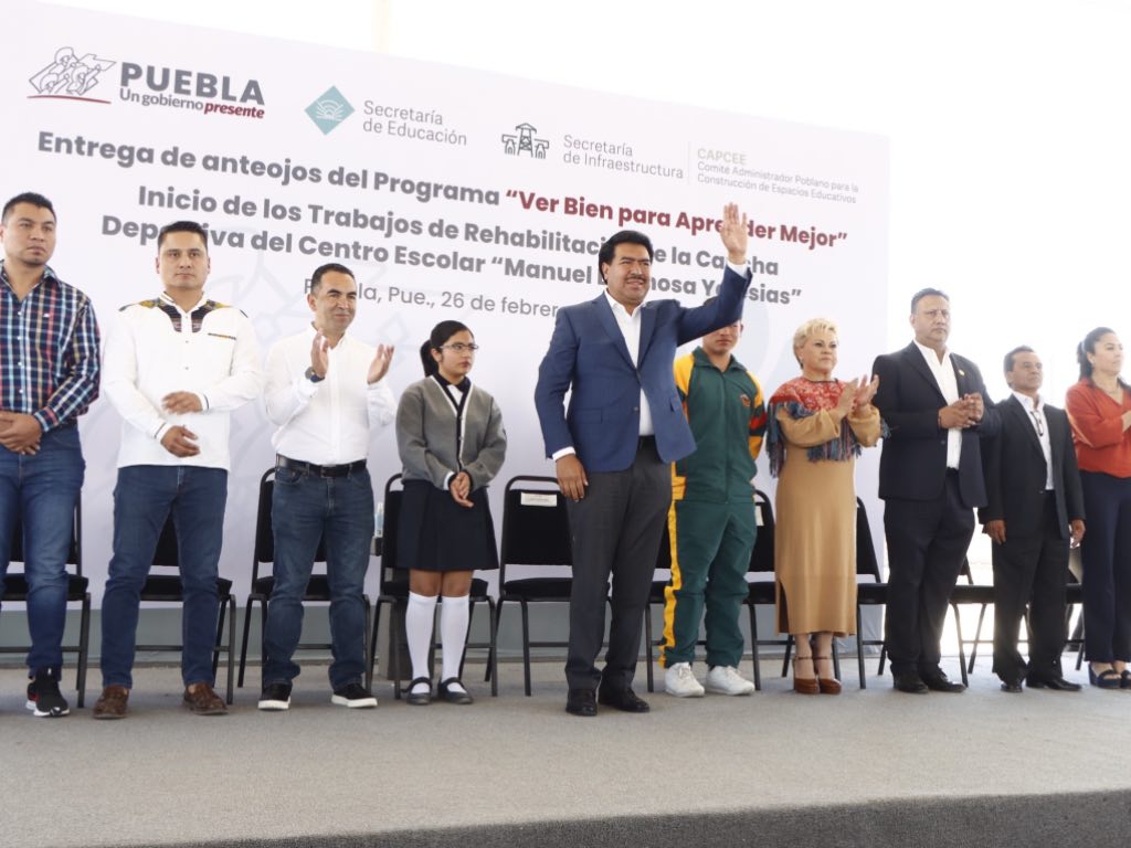 Inicia rehabilitación de cancha en Centro Escolar “Manuel Espinosa Yglesias”