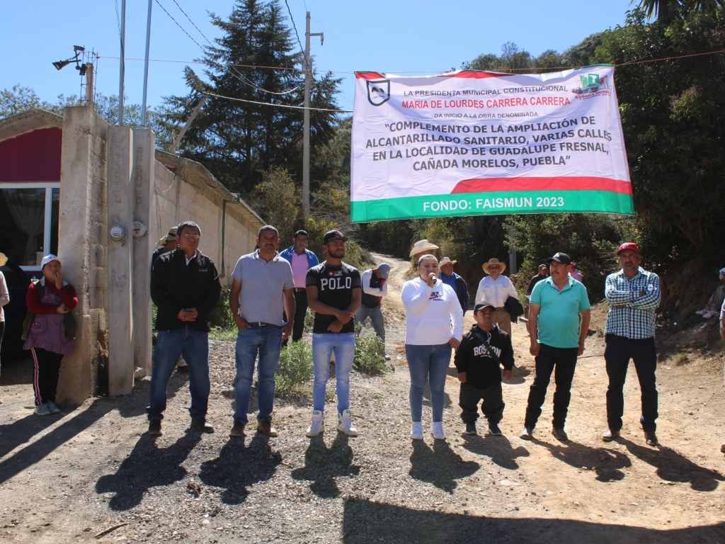 Inician obras de alcantarillado en Guadalupe Fresnal