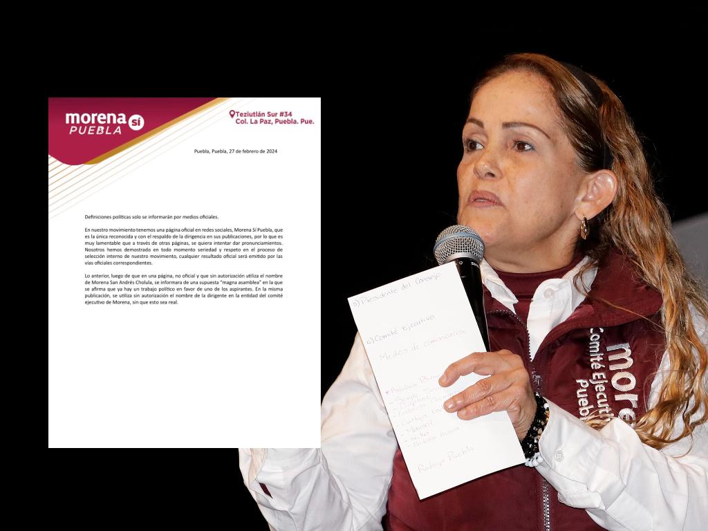 Morena descarta designación de candidato en San Andrés Cholula