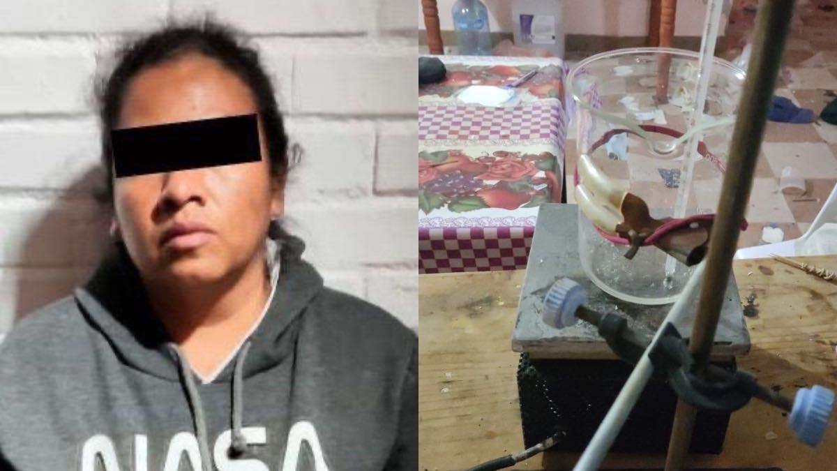 Con droga detienen a mujer que huyó tras explosión de narcolaboratorio en Lomas Flor del Bosque