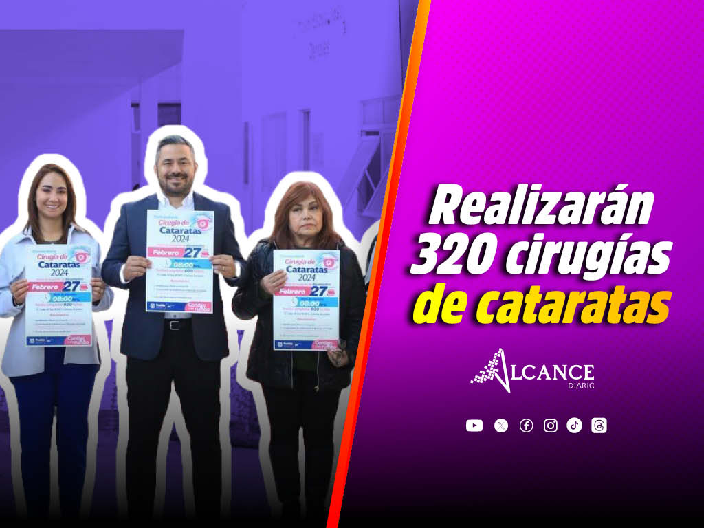 Realizarán 320 cirugías de cataratas