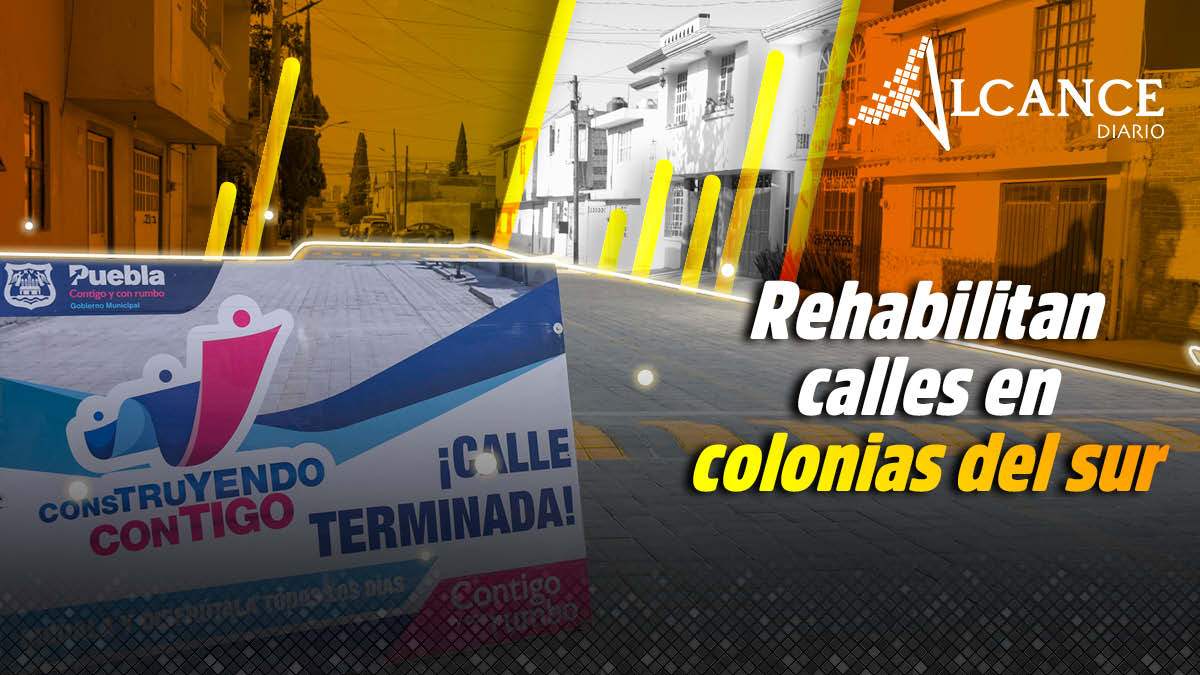 Entregan rehabilitadas cuatro calles en colonia del sur de Puebla