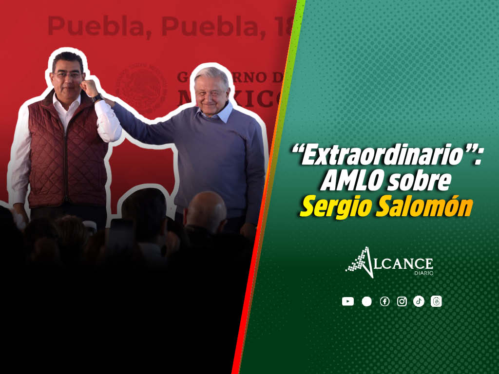 “Tienen un extraordinario gobernador”: AMLO reconoce a Sergio Salomón Céspedes