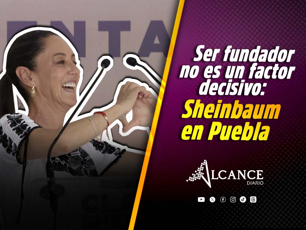 Existen fundadores de Morena que no ganan encuestas: afirma Sheinbaum en su visita a Puebla