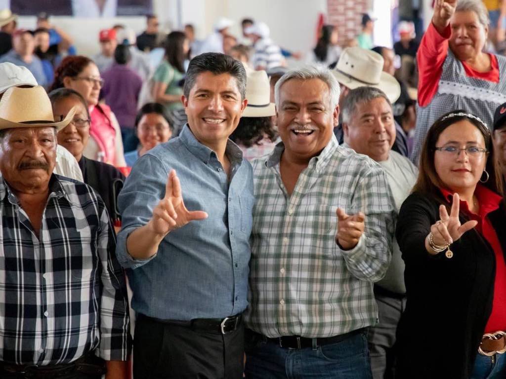 Se reúne Lalo Rivera con estructuras partidistas de Ocoyucan