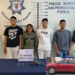 Cae banda de ladrones de autos en San Pedro Cholula