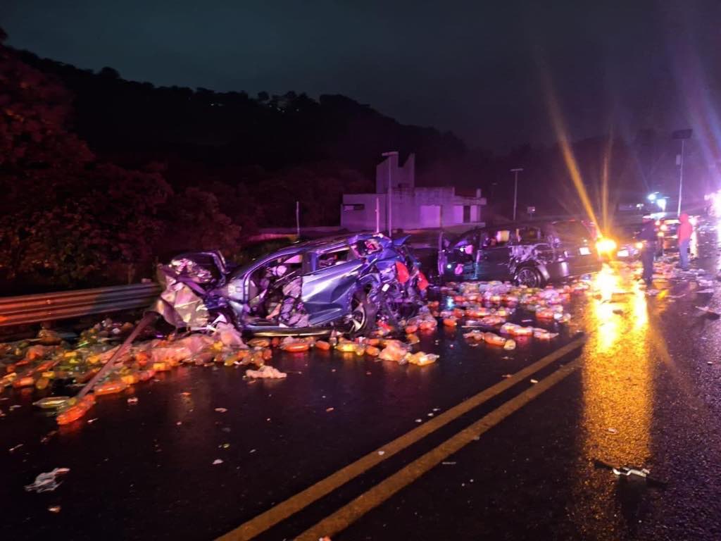 Carambola en Huauchinango deja 5 muertos y 22 lesionados