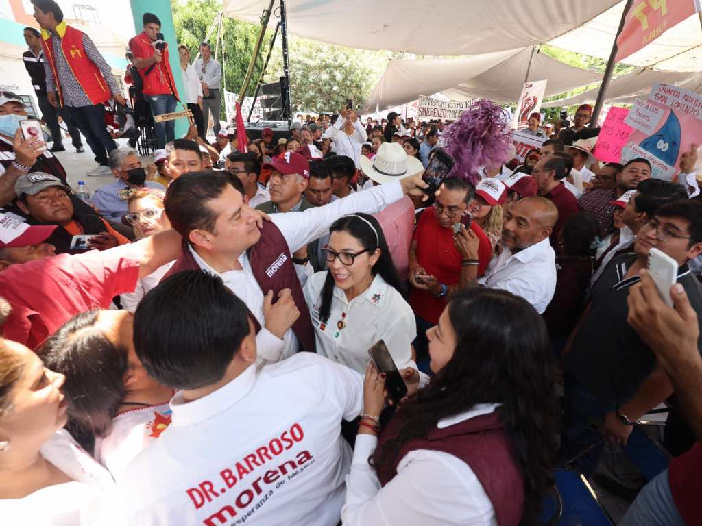 Combate a la corrupción, promete Alejandro Armenta desde Tehuacán