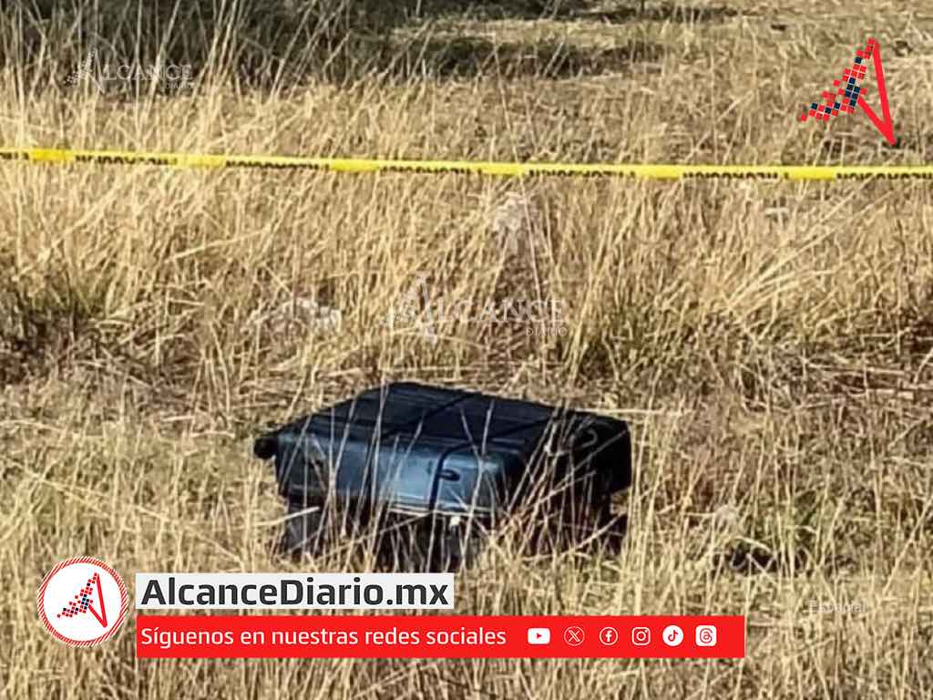 Encuentran cadáver en maleta abandonada en San Pablo del Monte