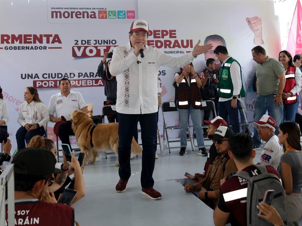 Morena alcanzará 2 millones de votos en Puebla, asegura Mario Delgado