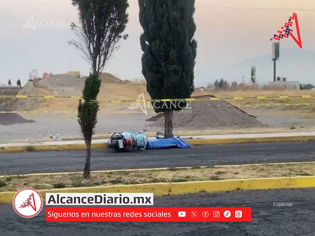Muere mujer al derrapar su motocicleta en San Andrés Cholula