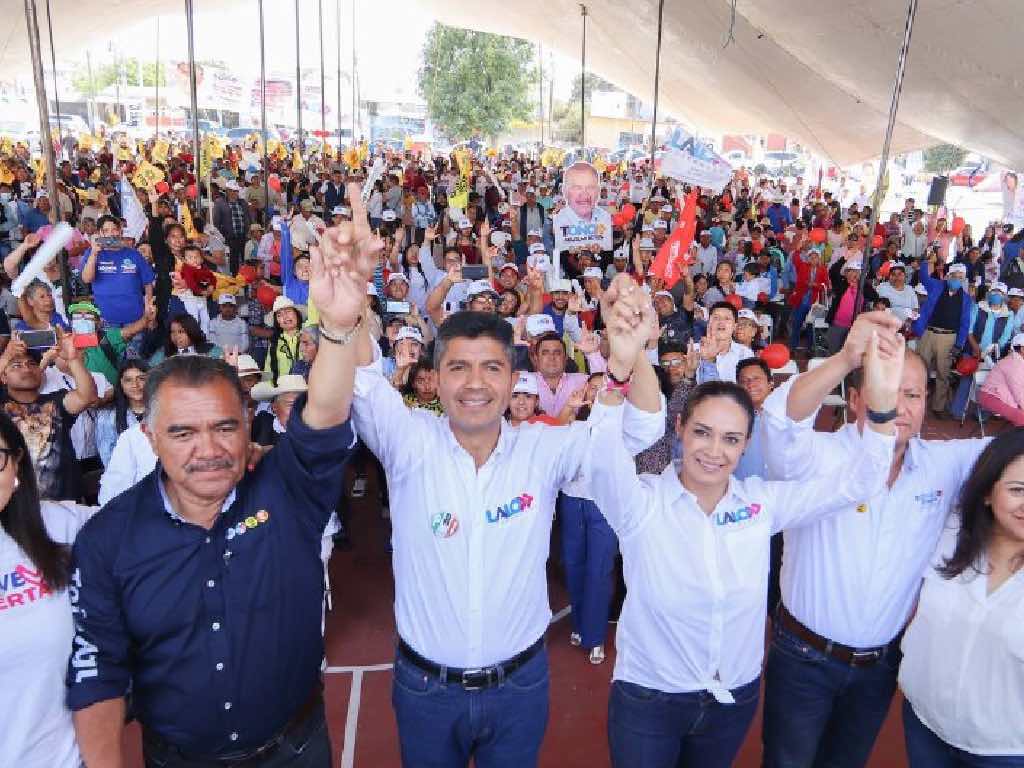 Se compromete Lalo Rivera a devolver tranquilidad y seguridad a Puebla