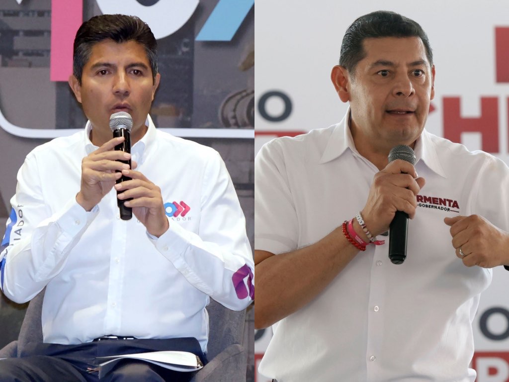 Reta Lalo Rivera a Alejandro Armenta a más de un debate al gobierno de Puebla