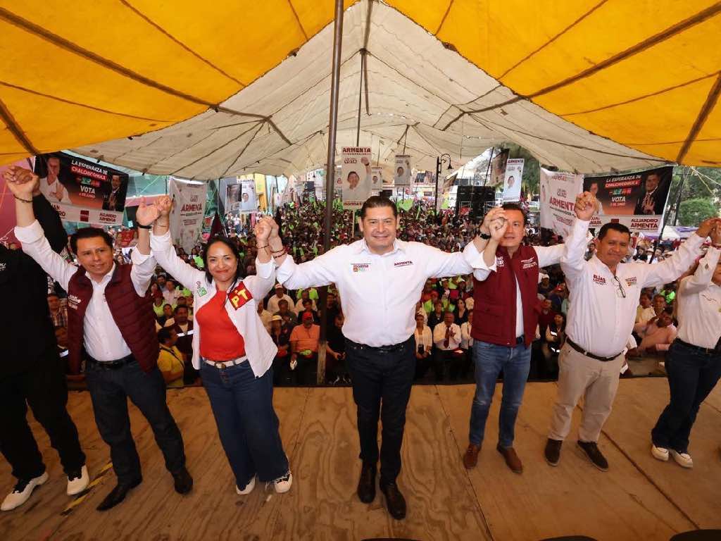 Desde Ciudad Serdán, Alejandro Armenta asegura freno a la corrupción