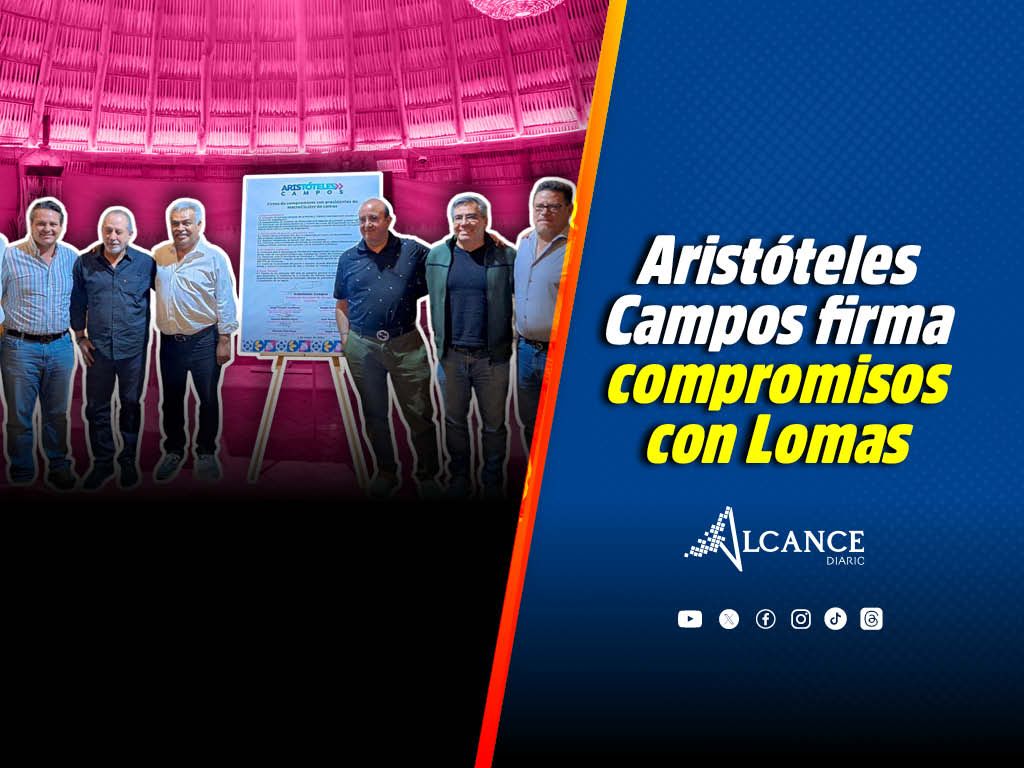 Aristóteles Campos firma compromisos con presidentes de MacroCluster de Lomas III
