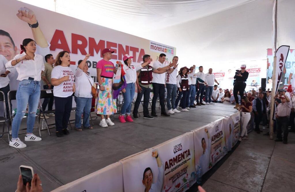 Con Centros de Reacción Inmediata atenderán Chedraui y Armenta seguridad en Santo Tomás Chautla