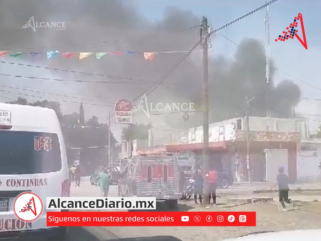 Cuatro lesionados por explosión de polvorín clandestino en Santo Tomas Hueyotlipan